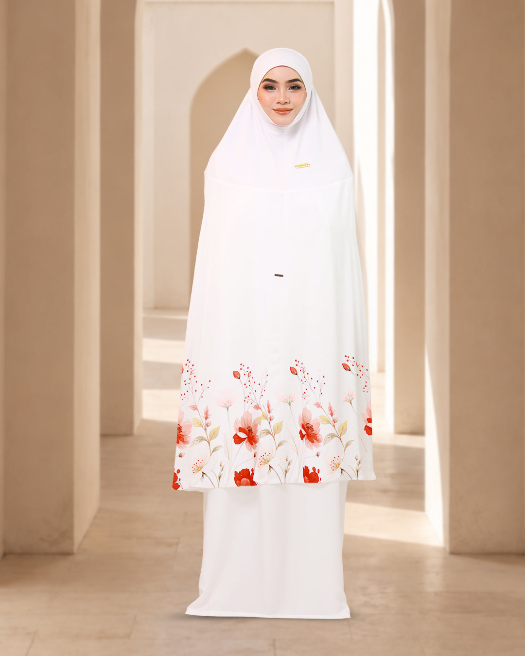 CAMELIA AMANI IN WHITE