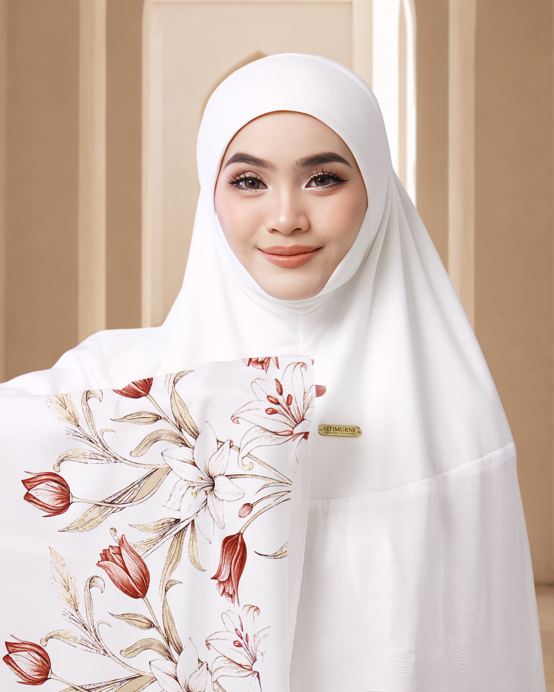 NUR MAHIRA IN WHITE
