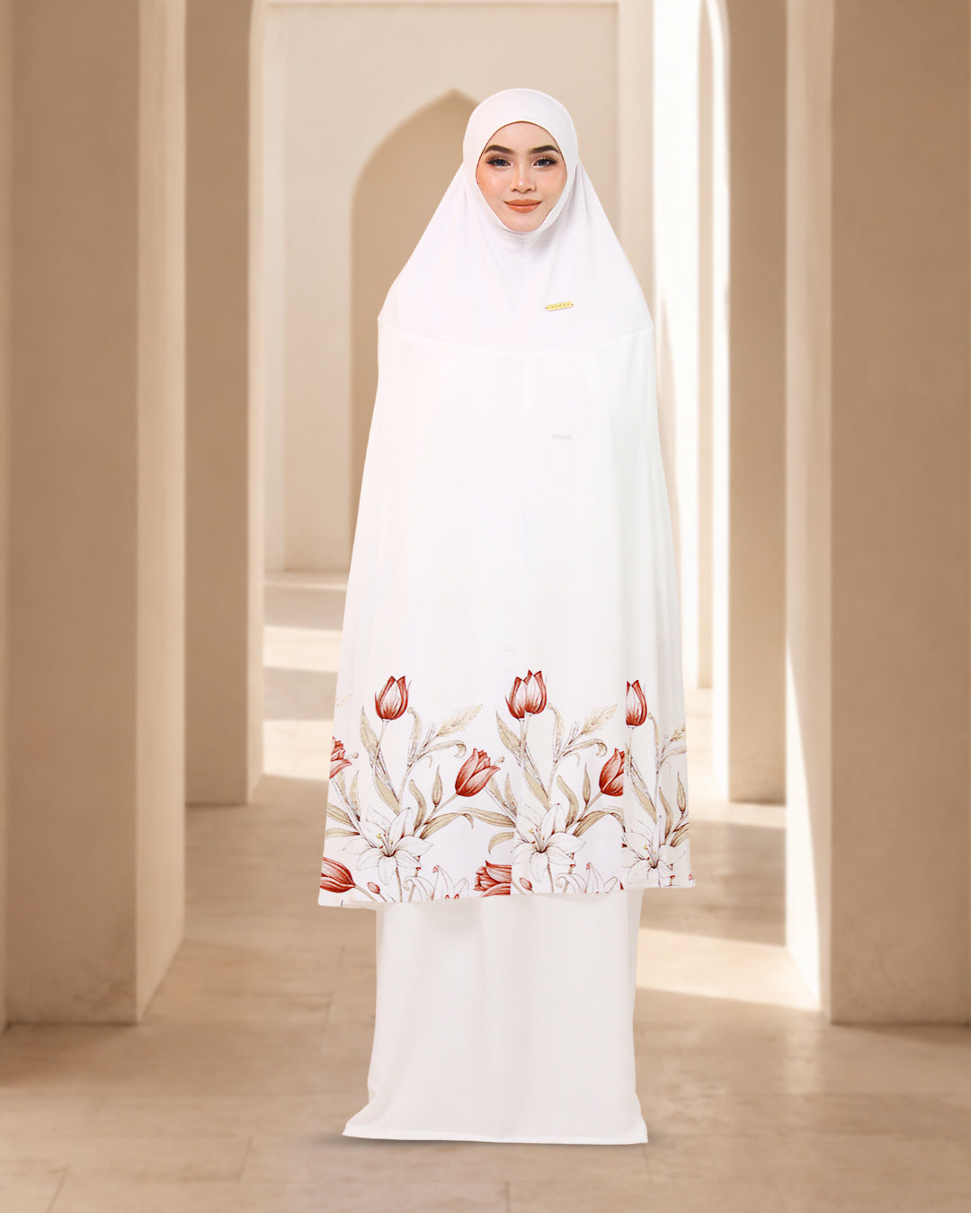 NUR MAHIRA IN WHITE