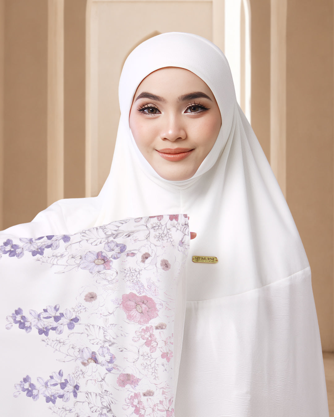 ZAHRA KIRANA IN WHITE