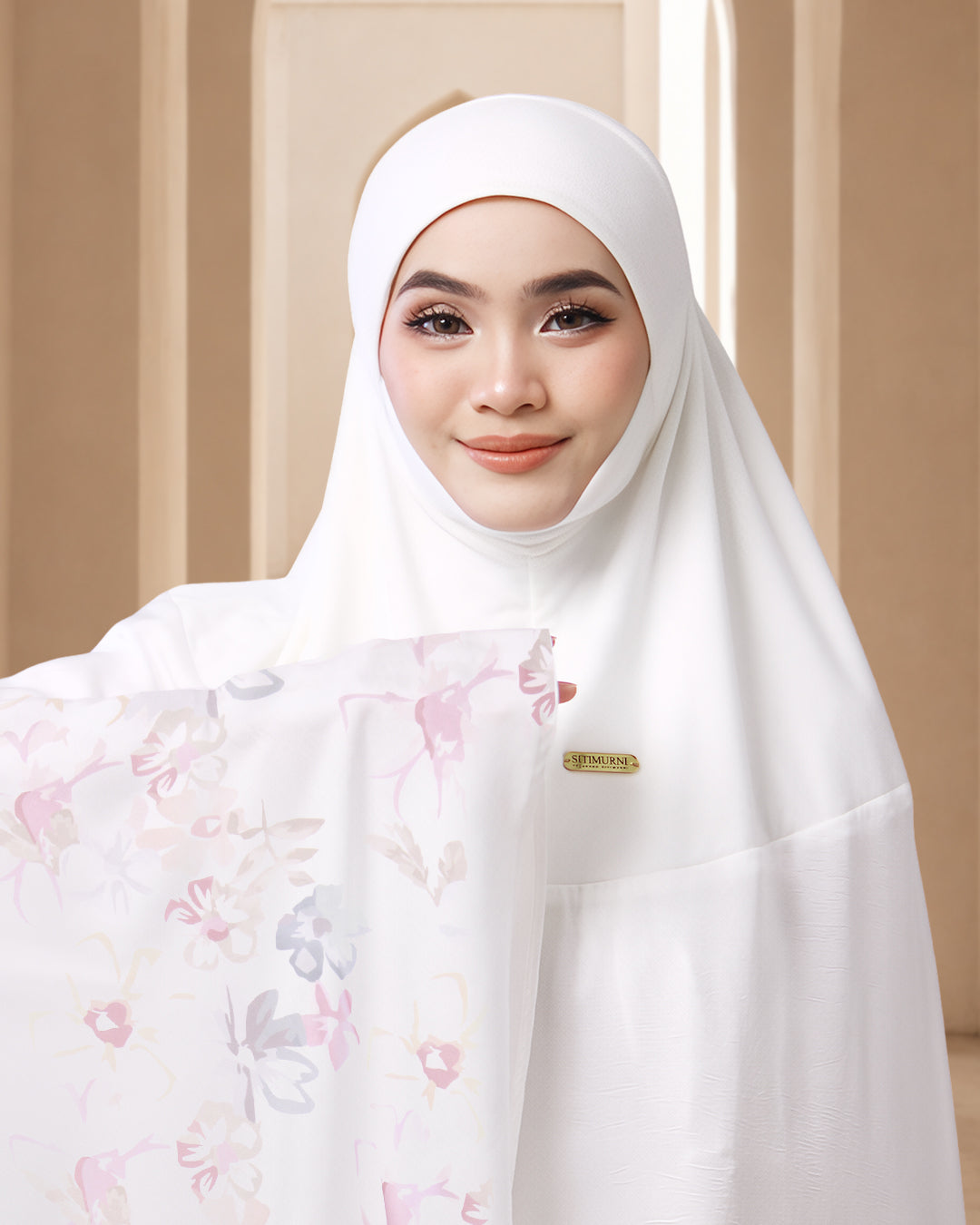 KIRANA ALEESYA IN WHITE