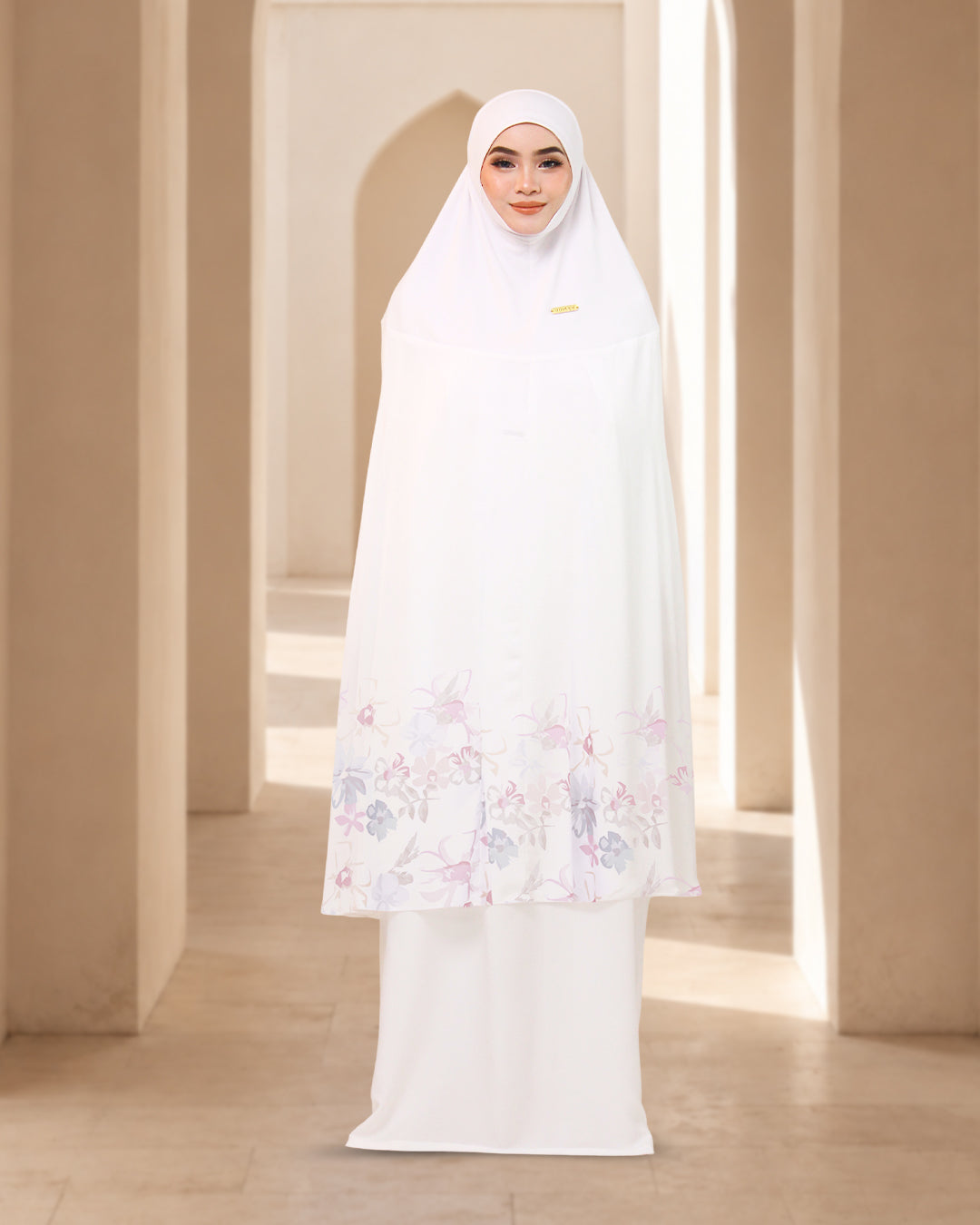 KIRANA ALEESYA IN WHITE