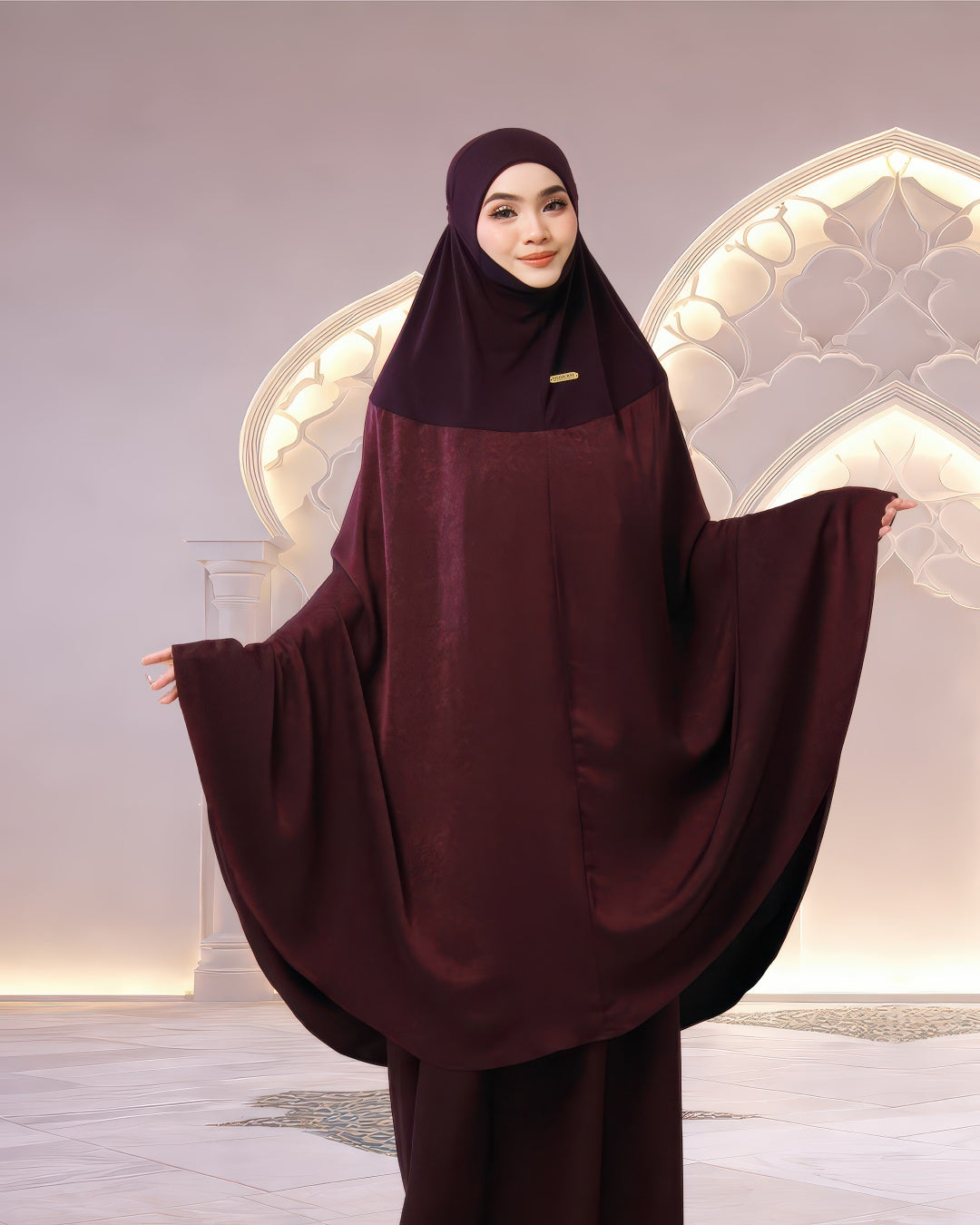 ALWANI IN GARNET PURPLE