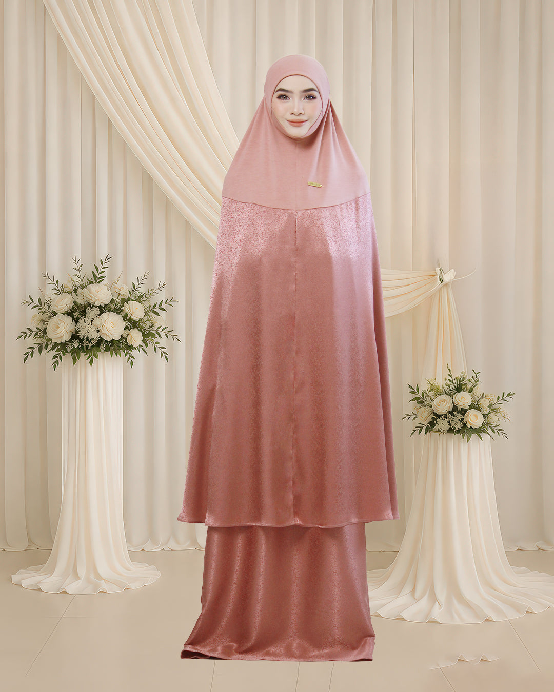 AURA NAJIHAH IN DUSTY PINK