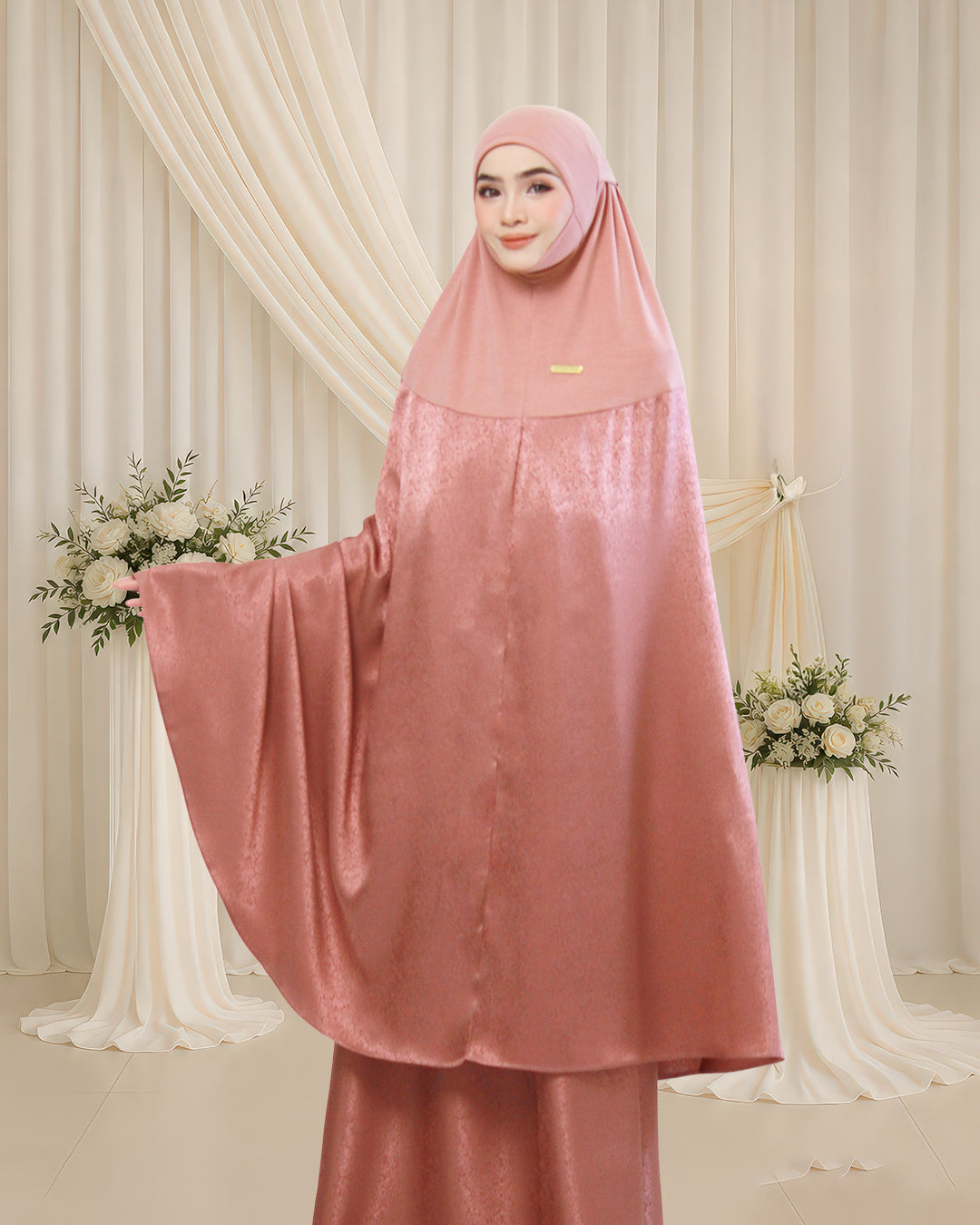 AURA NAJIHAH IN DUSTY PINK