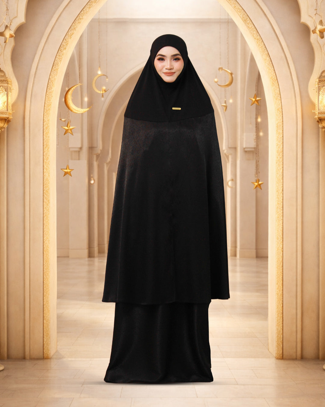 AURA RAMADHANI IN BLACK