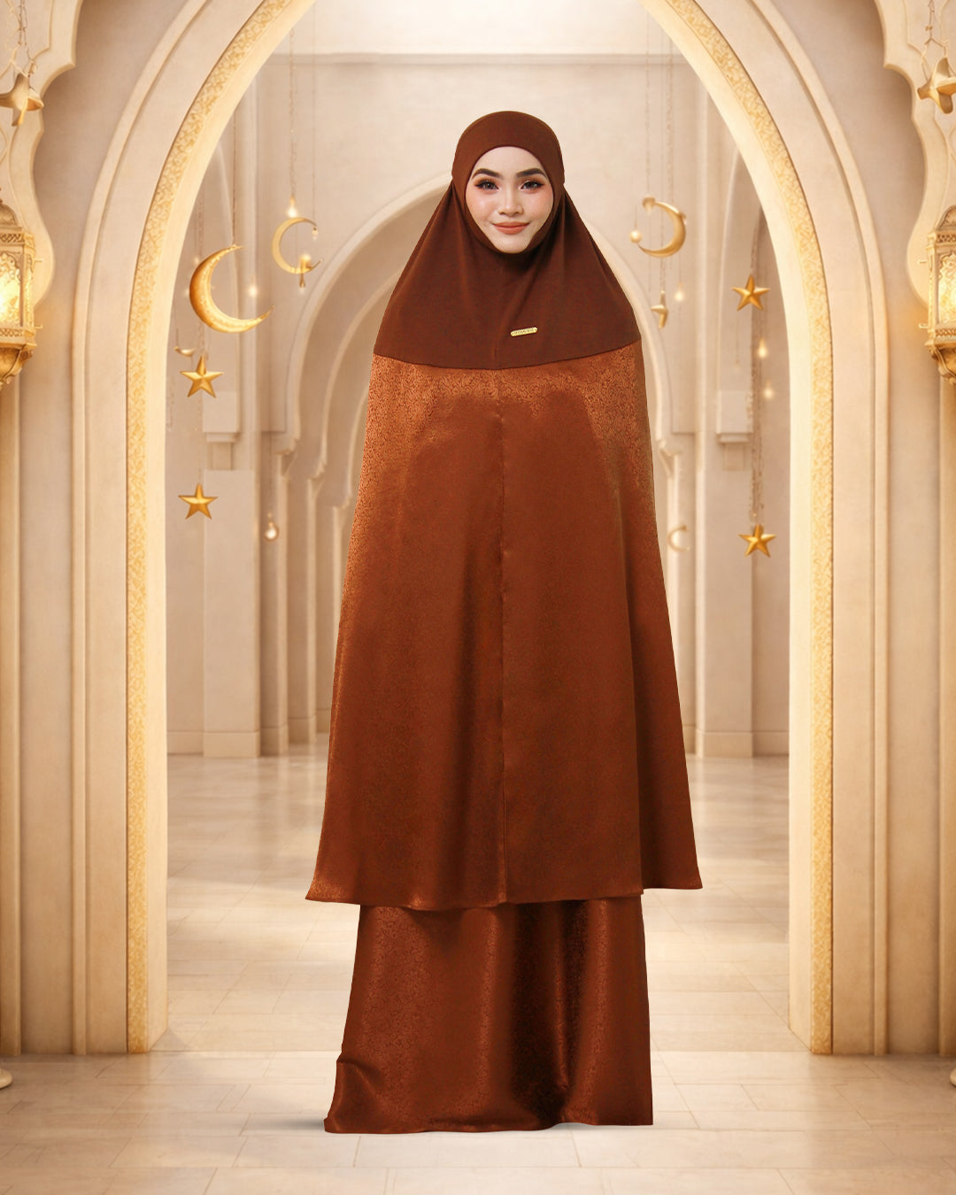 AURA RAMADHANI IN RICH BROWN
