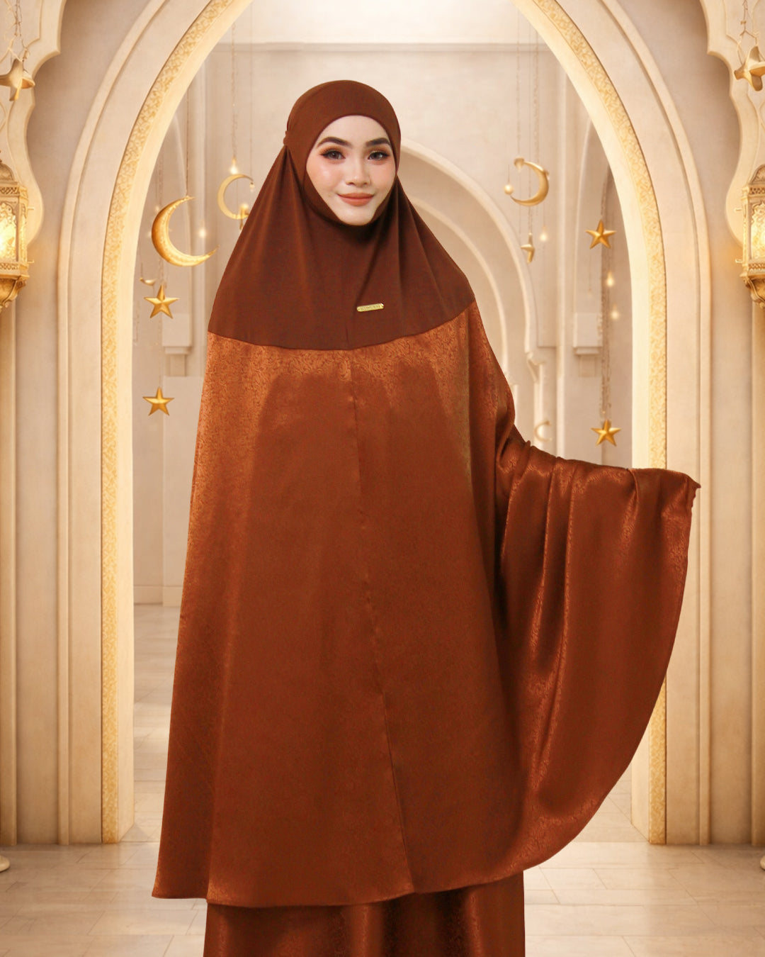 AURA RAMADHANI IN RICH BROWN