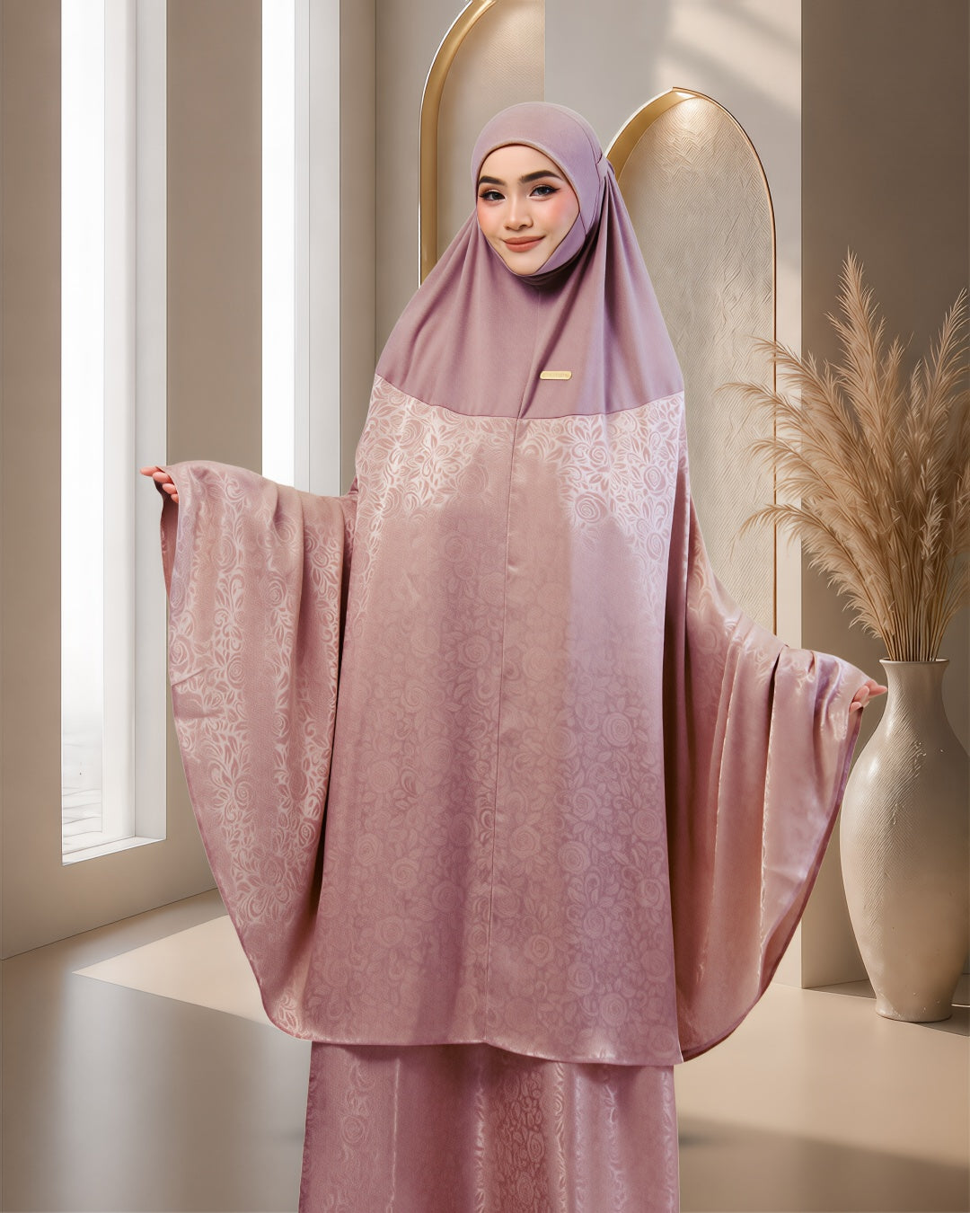 AURA SAFA IN DUSTY MAUVE
