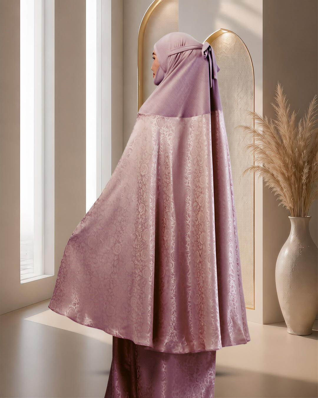 AURA SAFA IN DUSTY MAUVE