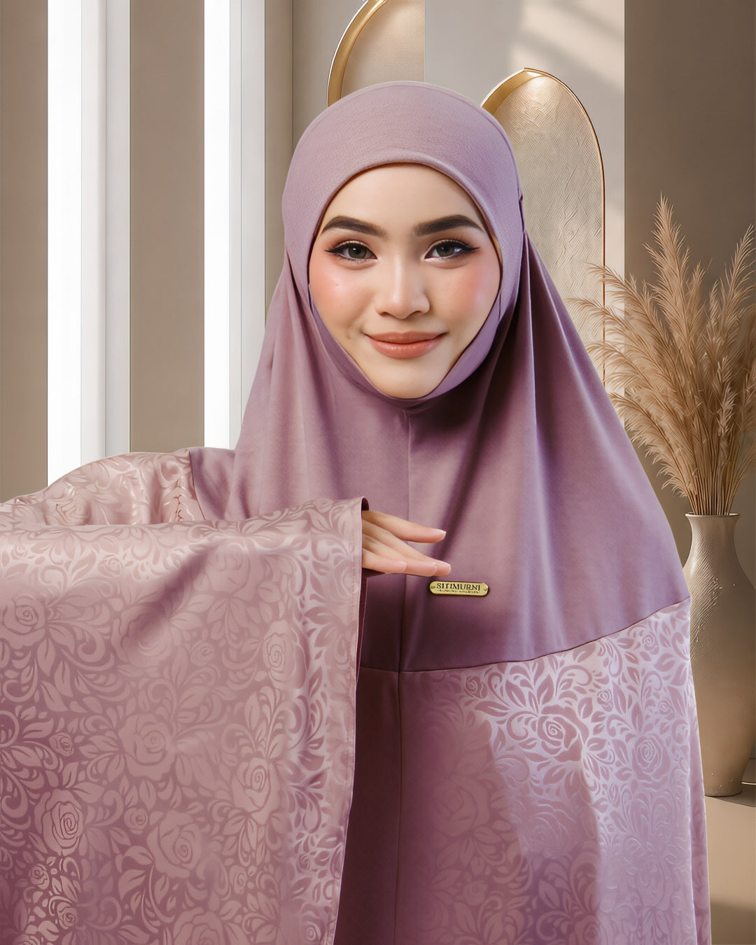AURA SAFA IN DUSTY MAUVE