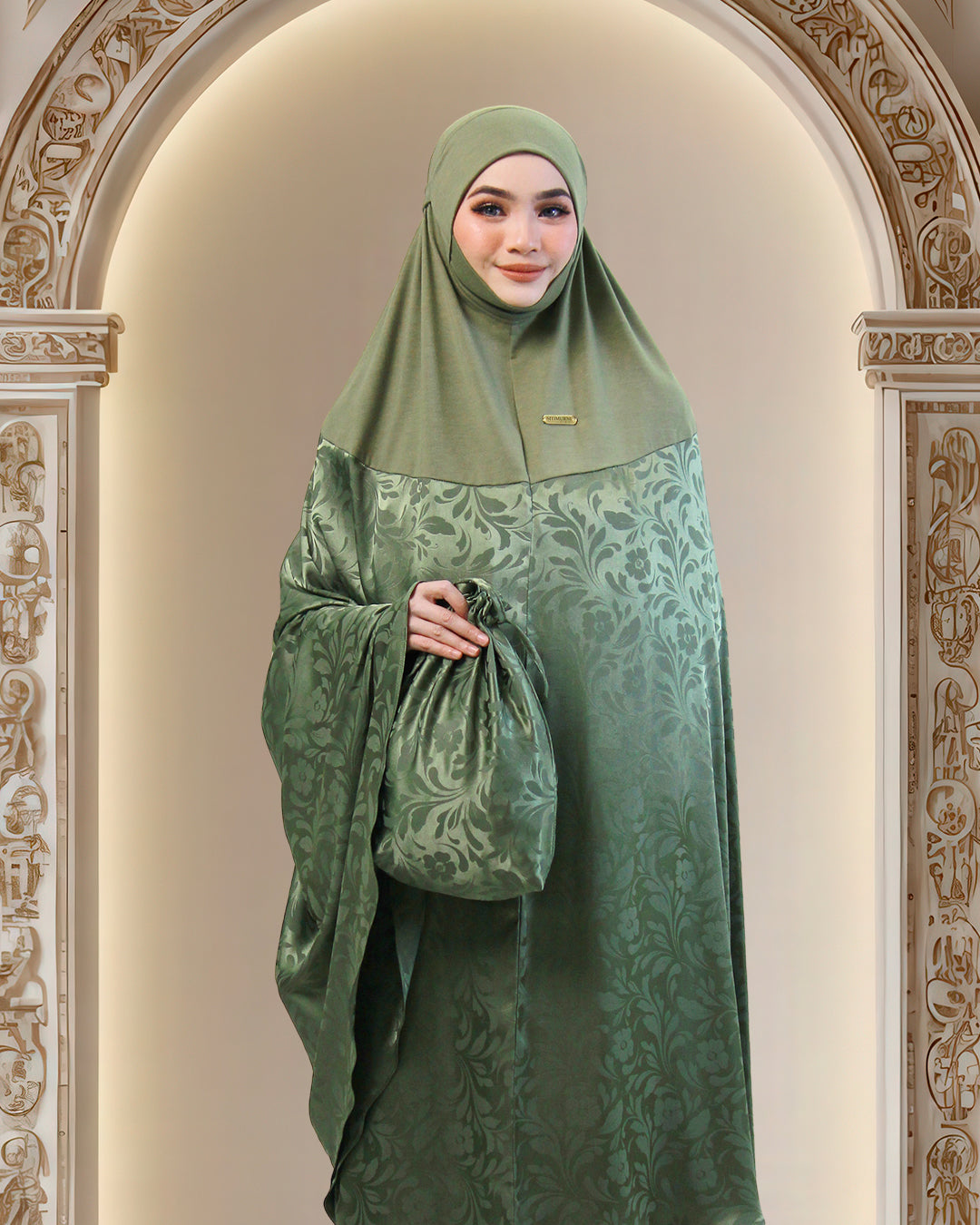 AURA SAKINAH IN OLIVE GREEN