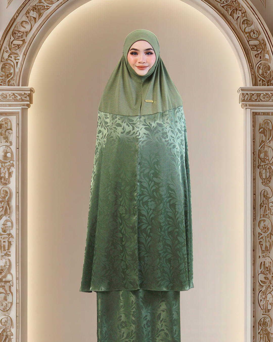 AURA SAKINAH IN OLIVE GREEN