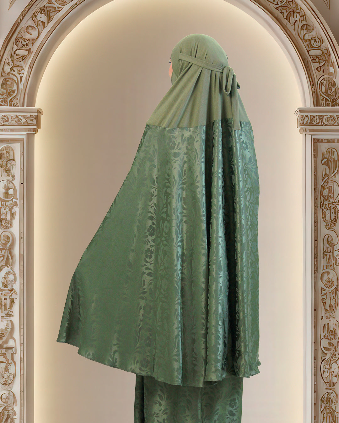 AURA SAKINAH IN OLIVE GREEN