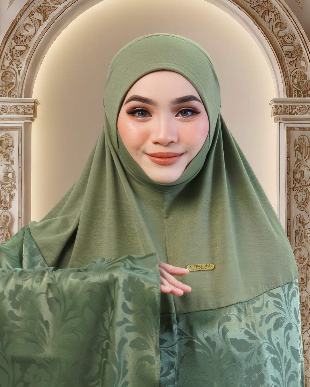 AURA SAKINAH IN OLIVE GREEN