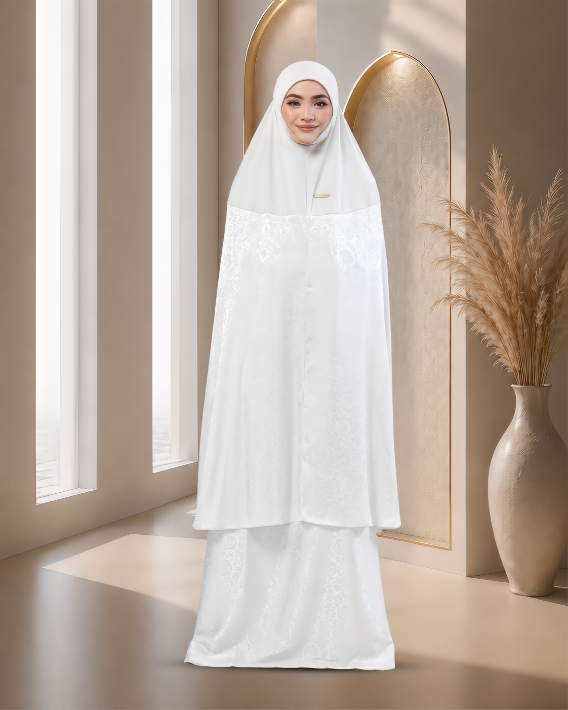AURA SAFA IN WHITE