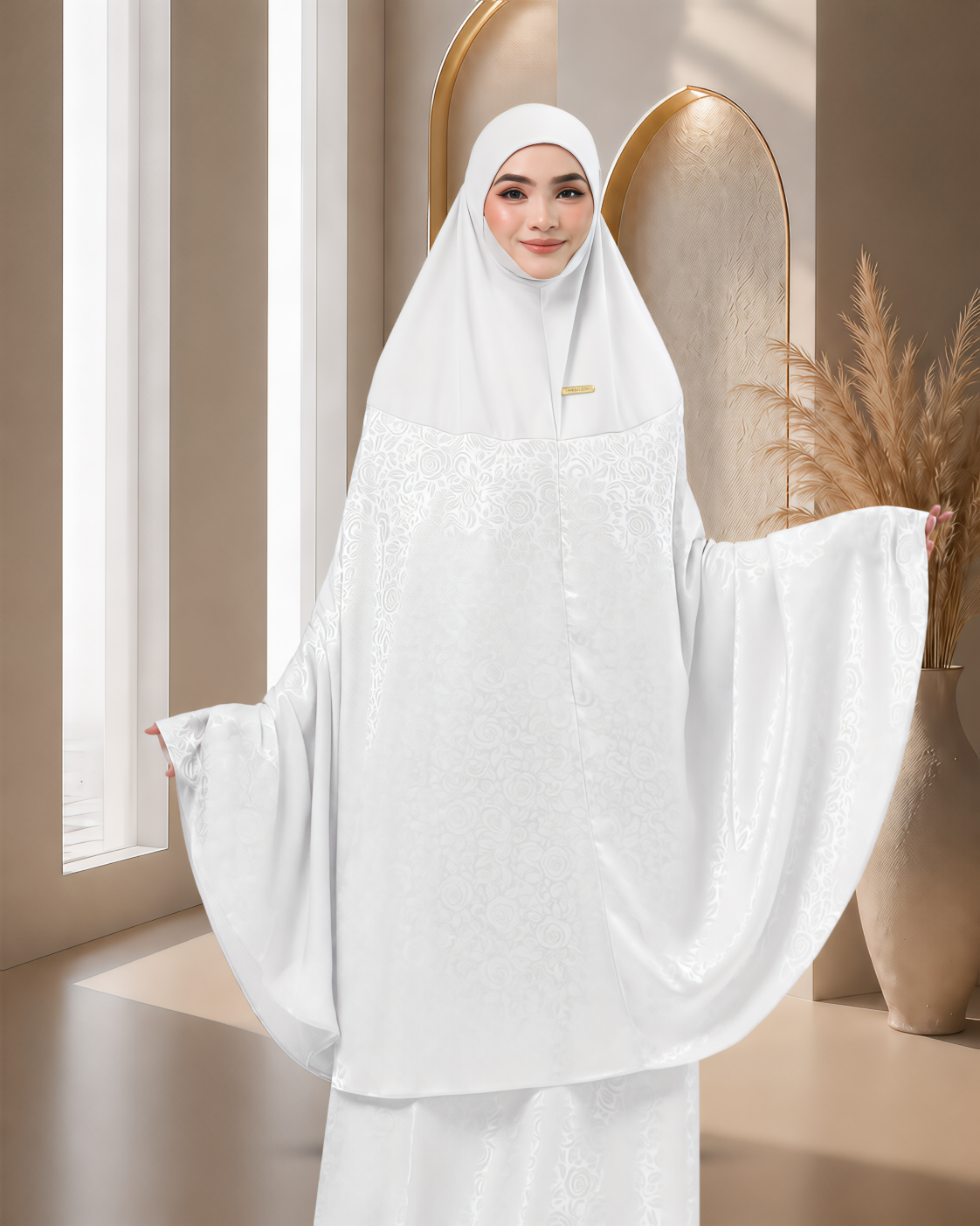 AURA SAFA IN WHITE