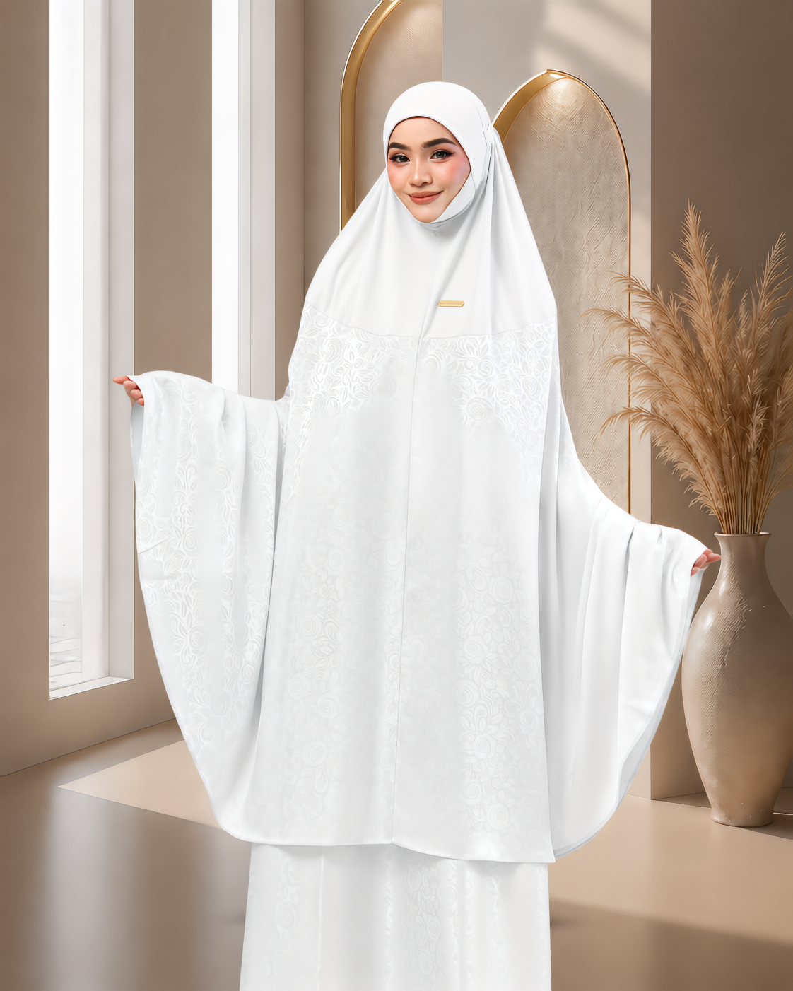 AURA SAFA IN WHITE