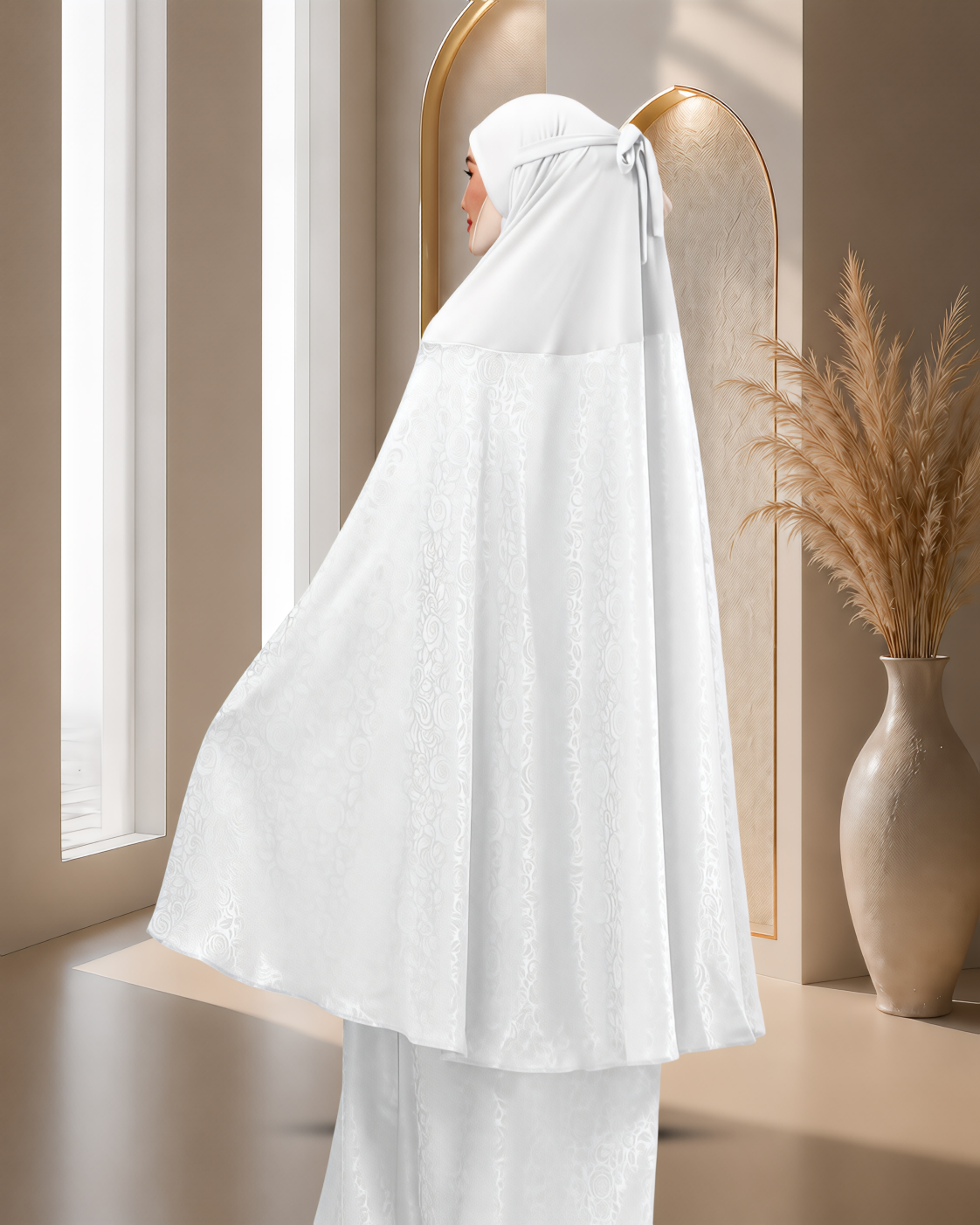 AURA SAFA IN WHITE