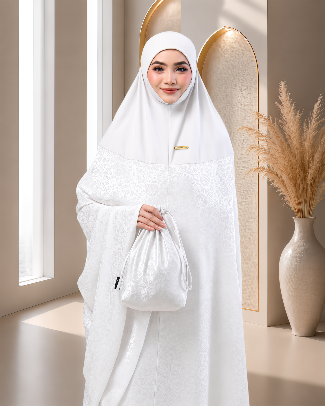 AURA SAFA IN WHITE