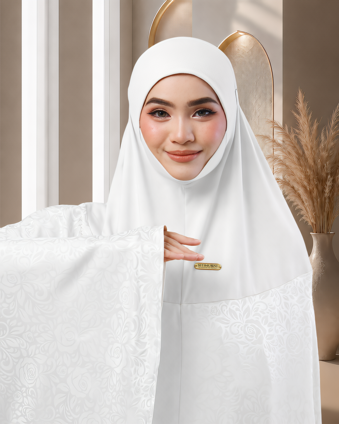 AURA SAFA IN WHITE