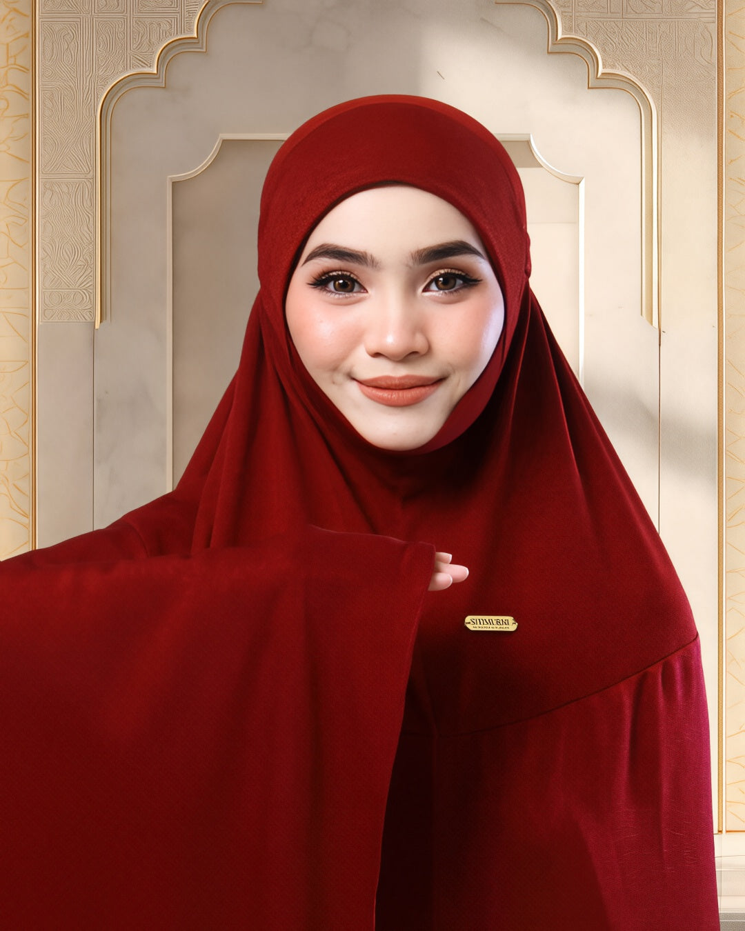 ALWANI IN DARK CHERRY