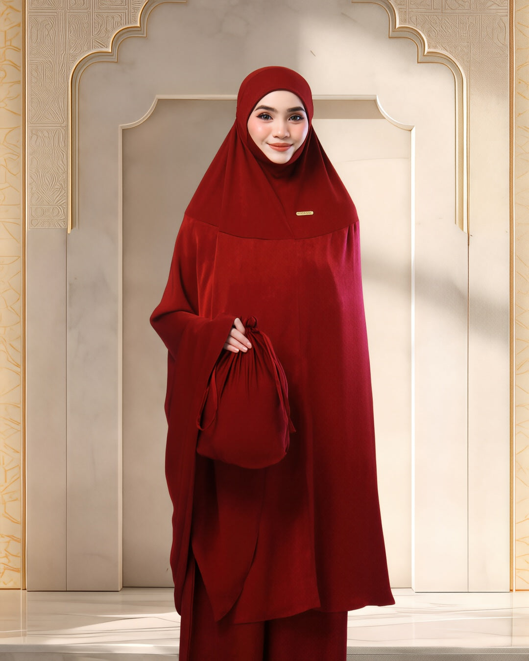 ALWANI IN DARK CHERRY