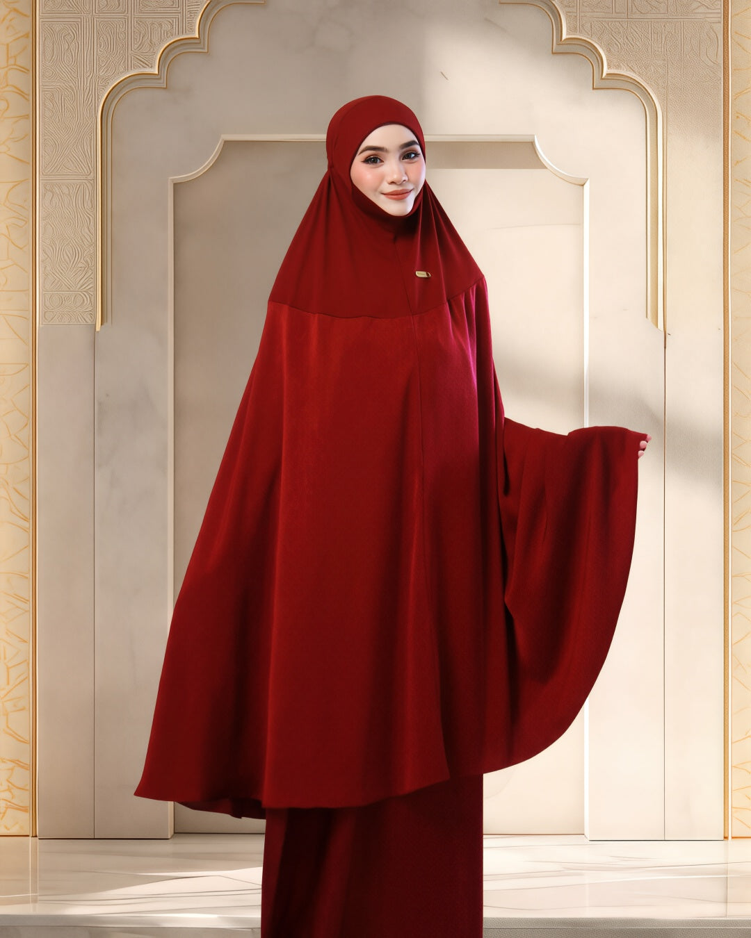 ALWANI IN DARK CHERRY
