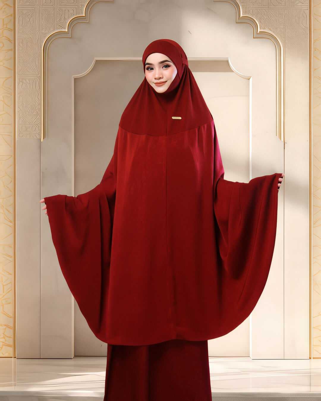ALWANI IN DARK CHERRY
