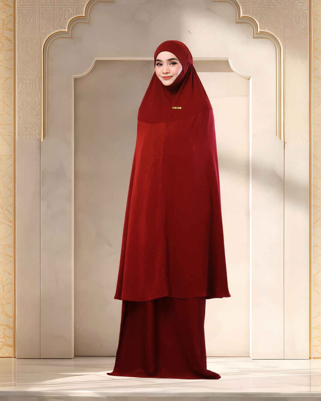 ALWANI IN DARK CHERRY