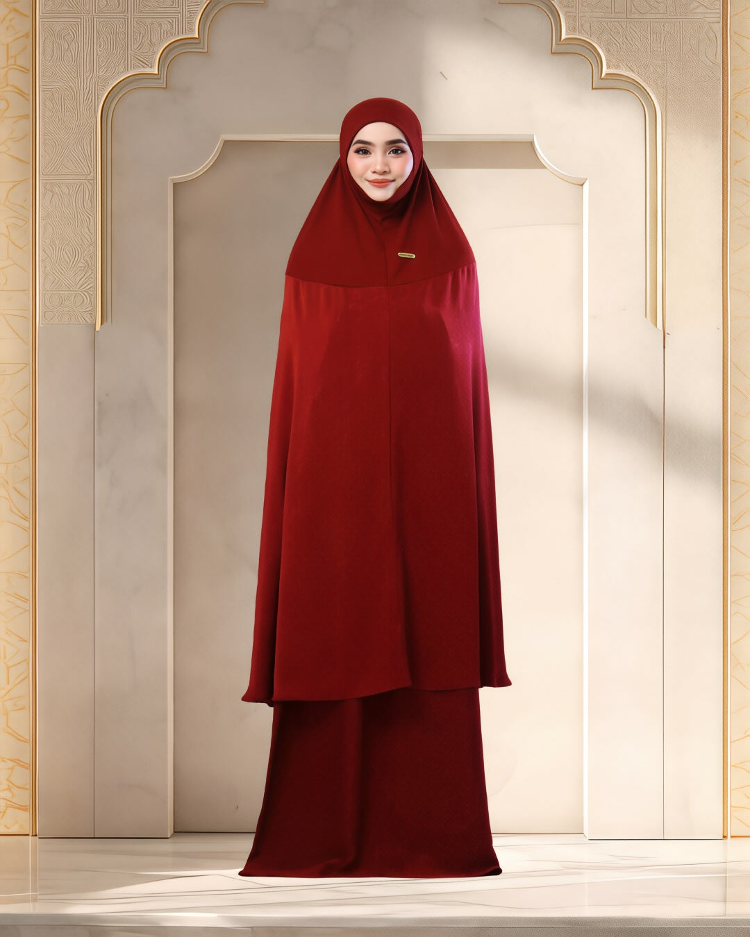 ALWANI IN DARK CHERRY
