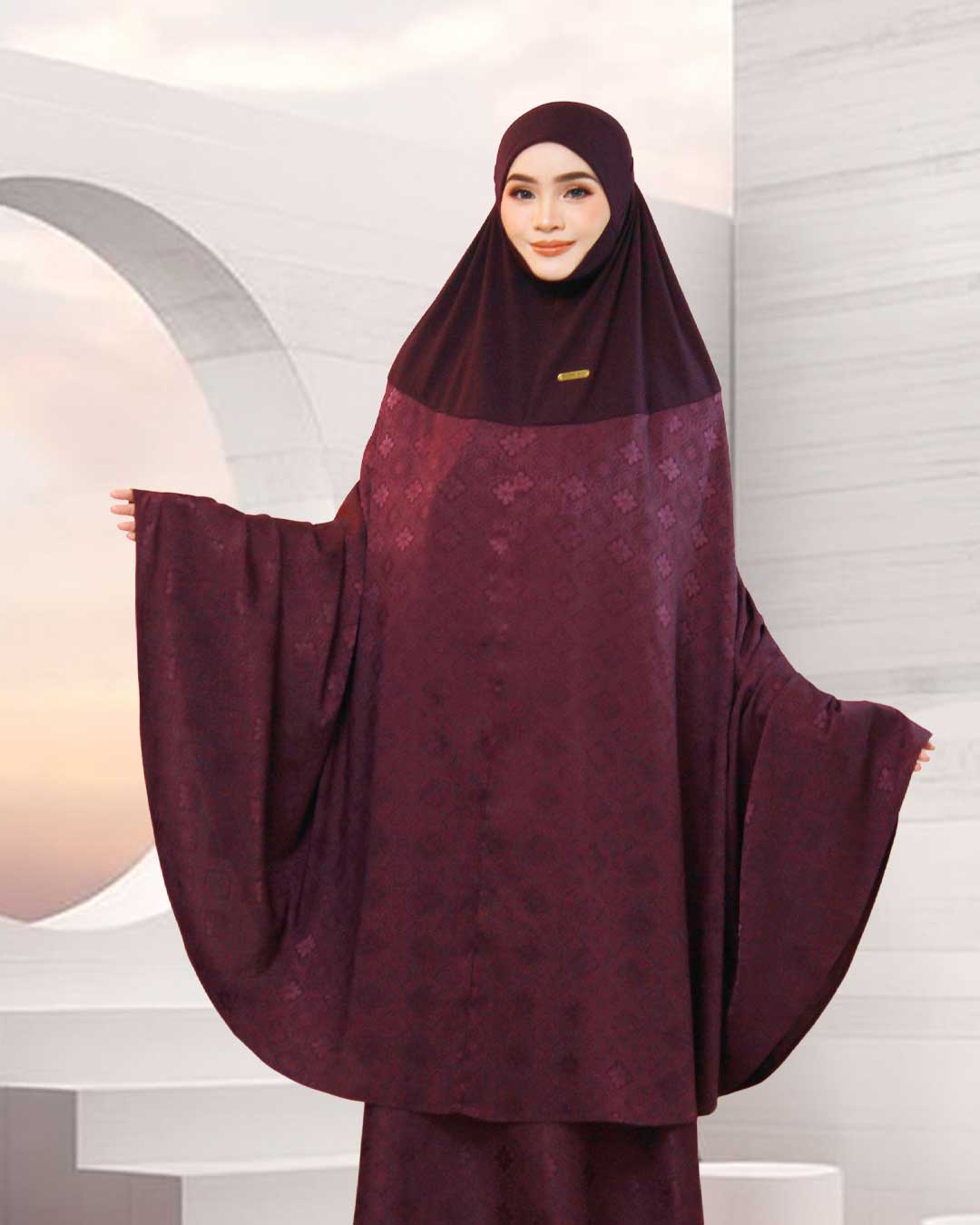 AURA MAHSURI IN PURPLE