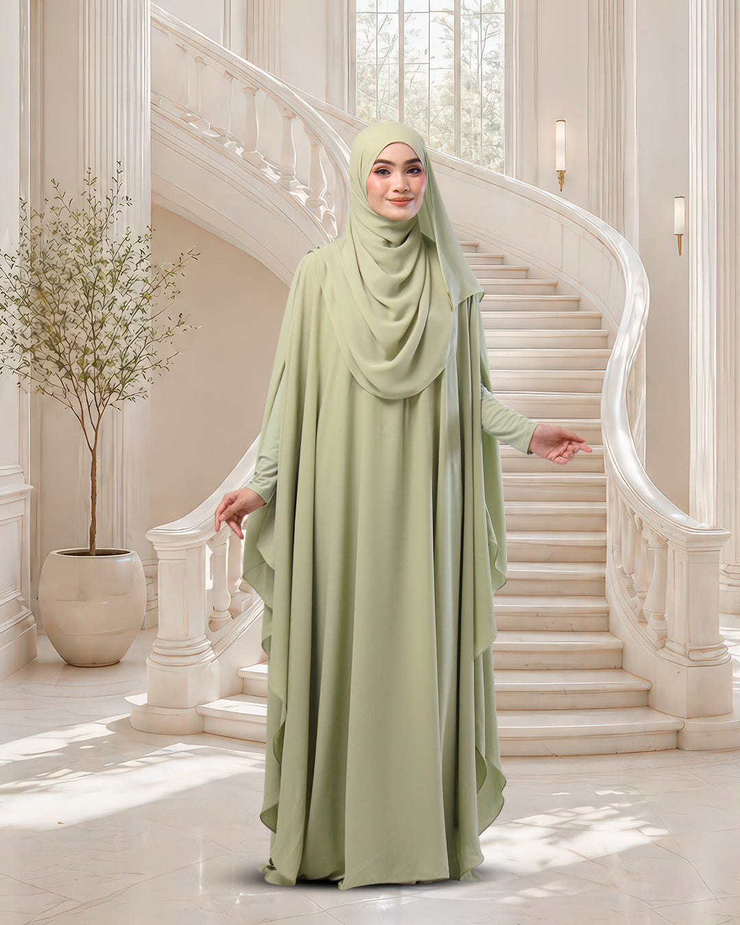BADARSILA IN APPLE GREEN