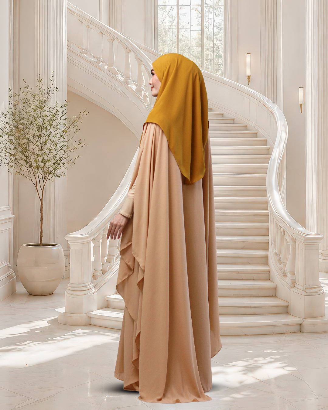 BADARSILA IN APRICOT NUDE
