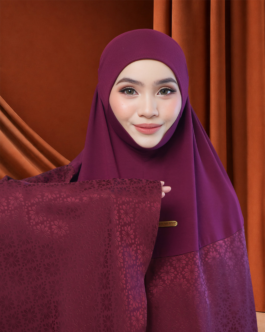 AURA SERI KENCANA IN BURGUNDY