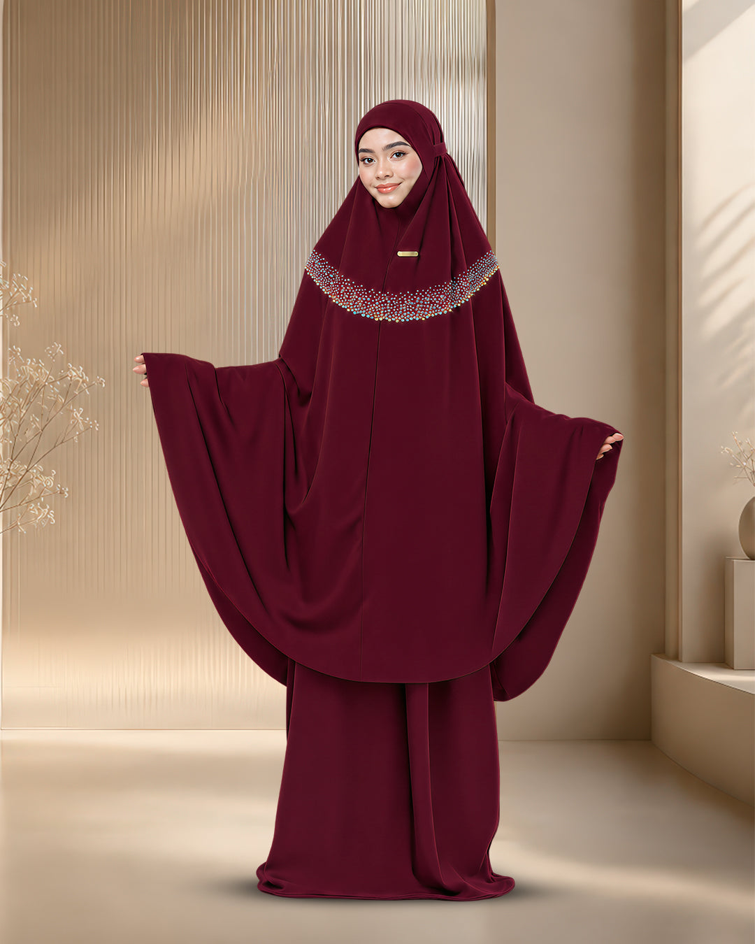 SALSABILA IN BURGUNDY