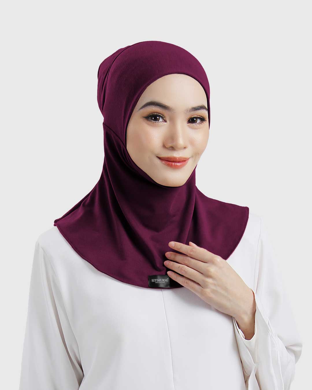 CLASSIC CHIN IN BURGUNDY MAROON