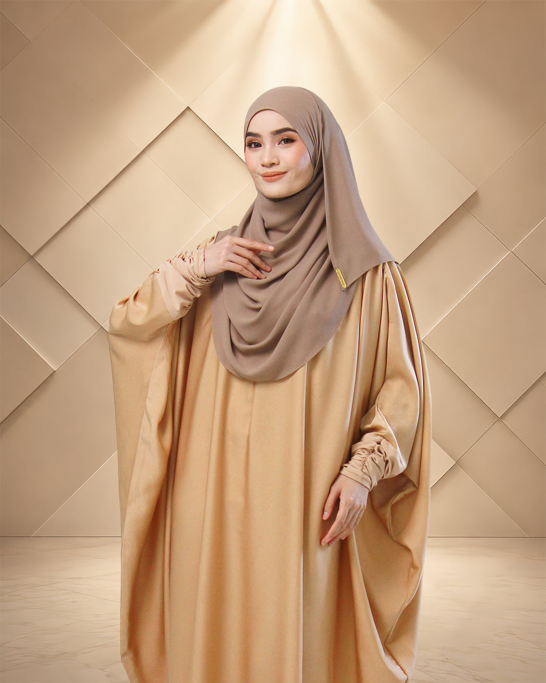 JUBAH BIDADARI IN CASHMERE NUDE