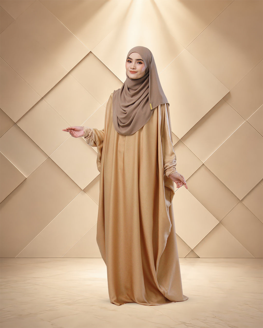 JUBAH BIDADARI IN CASHMERE NUDE