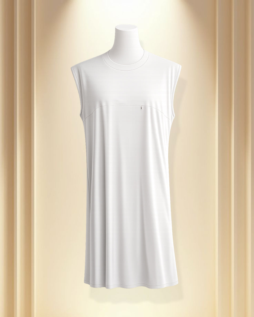 QUEEN PAGODA IN COTTON WHITE