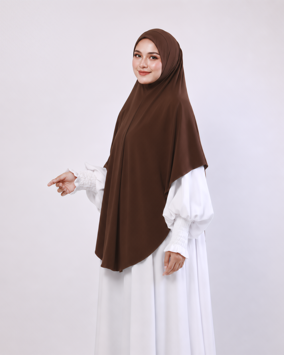TUDUNG SARONG DAHLIA IN CHESTNUT