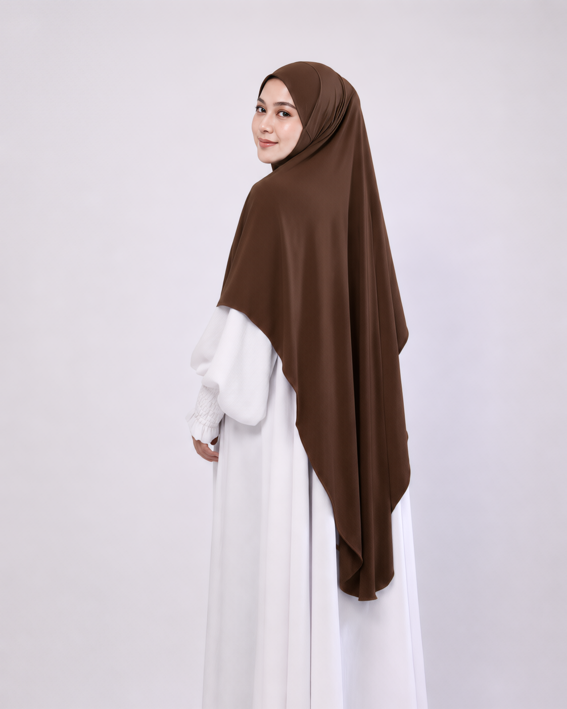 TUDUNG SARONG DAHLIA IN CHESTNUT