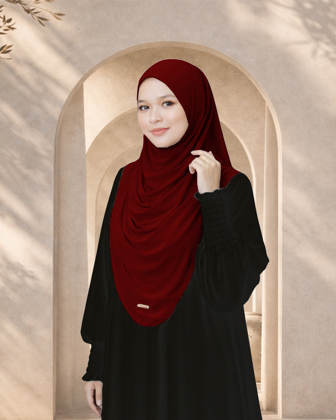 SARIMA IN DUSTY MAROON