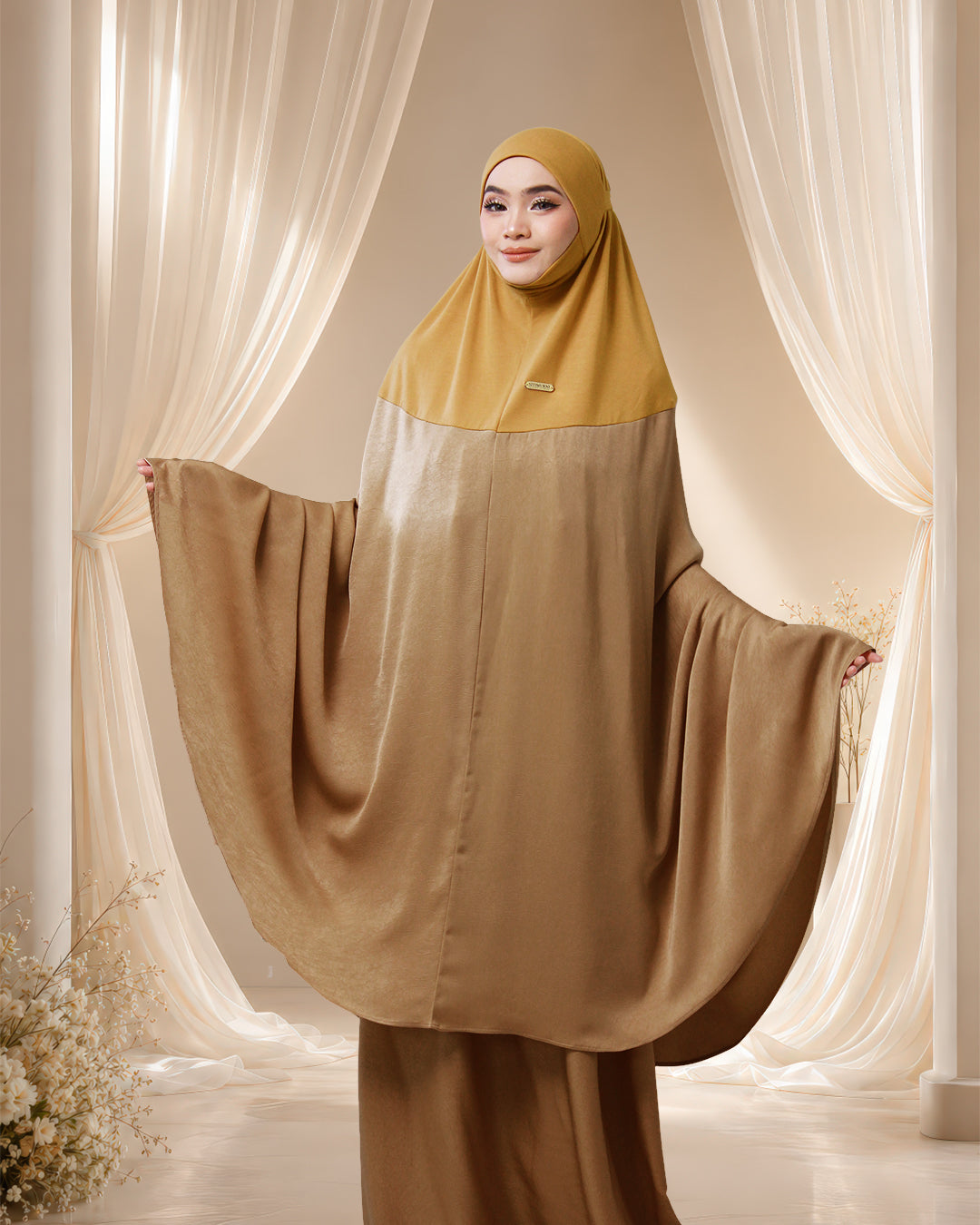ALWANI IN GOLD MUSTARD