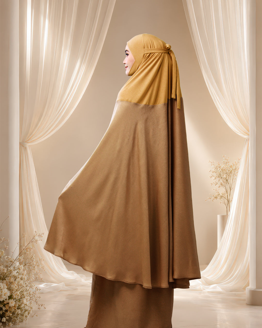 ALWANI IN GOLD MUSTARD