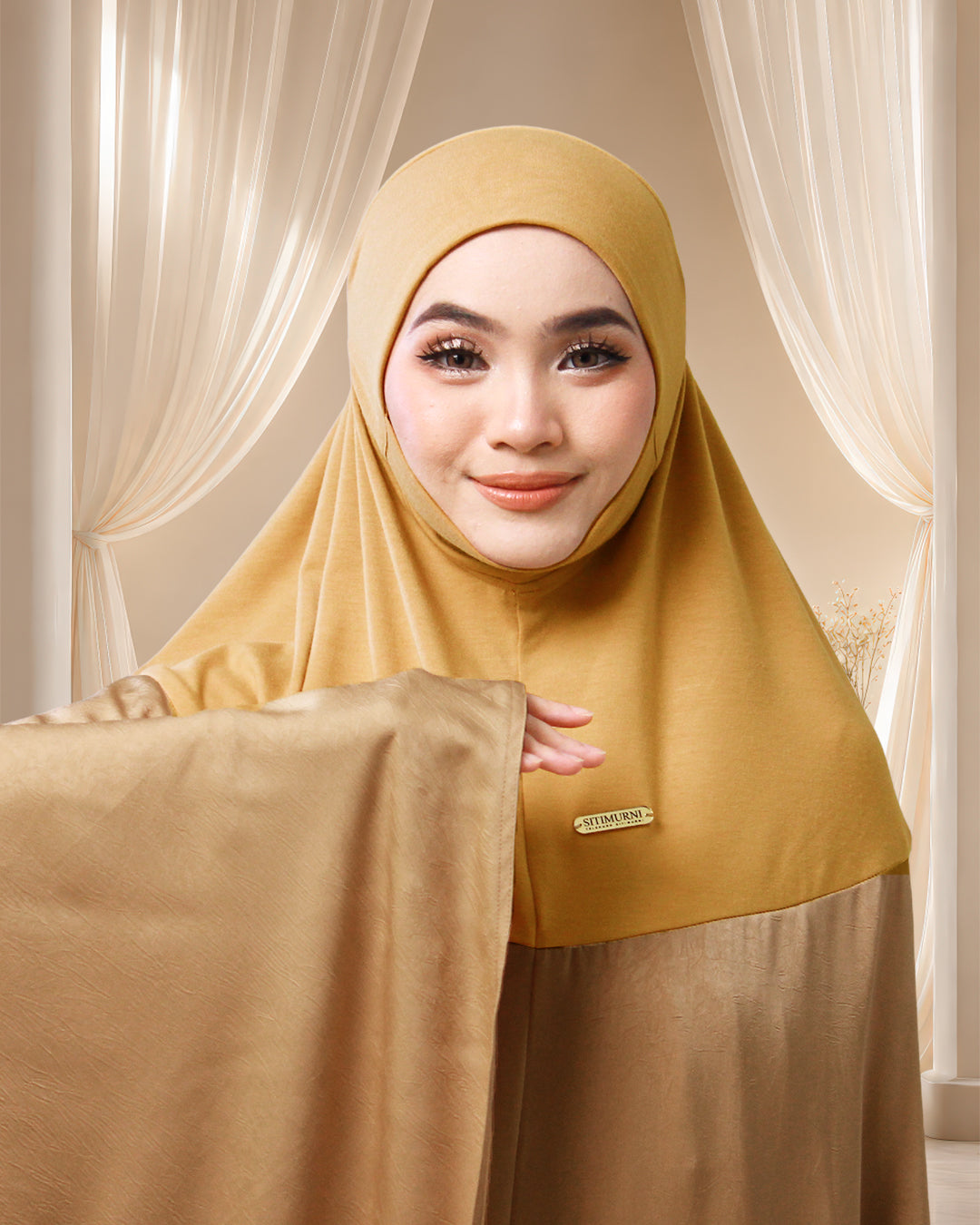 ALWANI IN GOLD MUSTARD