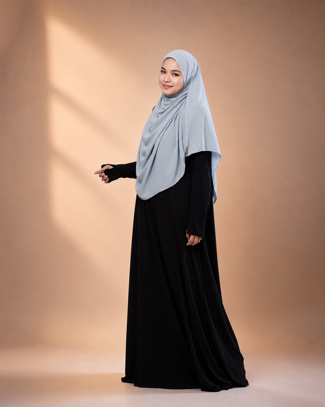 JUBAH UMRAH SAFFA IN BLACK (SAIZ BESAR)