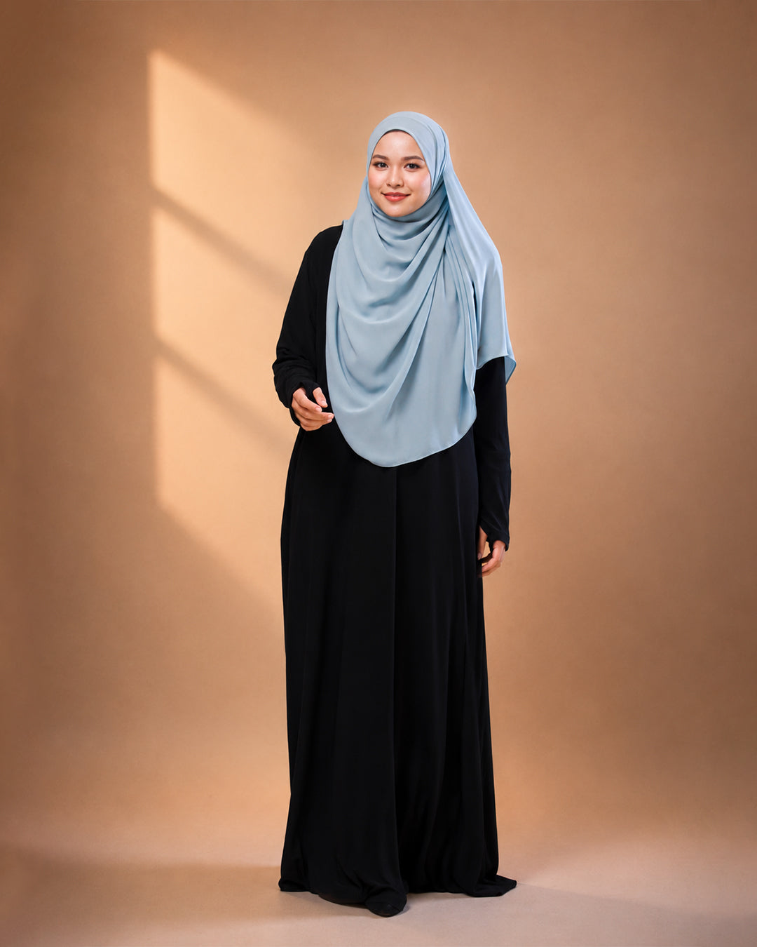 JUBAH UMRAH SAFFA IN BLACK (SAIZ BESAR)