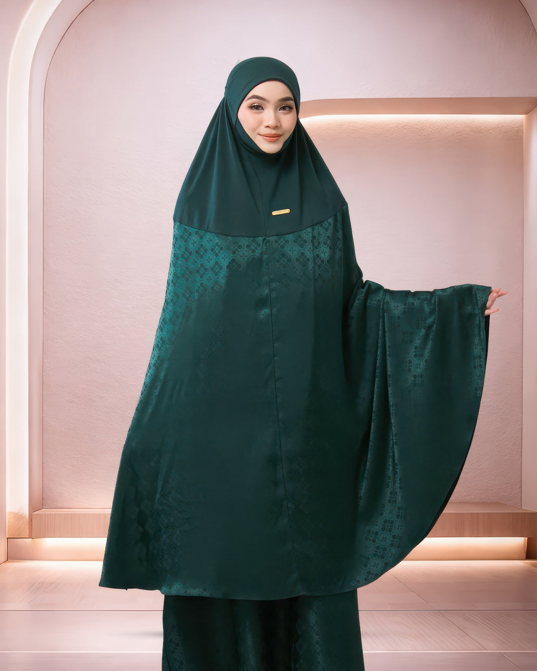 AURA KIRANA IN EMERALD GREEN