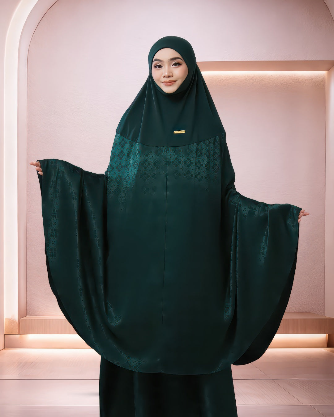 AURA KIRANA IN EMERALD GREEN